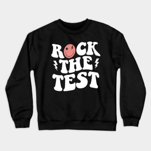 Rock The Test Shirt, Teacher Shirt, Teacher Testing, Teacher Tshirt, Teacher Shirts, Funny Teacher Shirt, Motivational Teacher Crewneck Sweatshirt